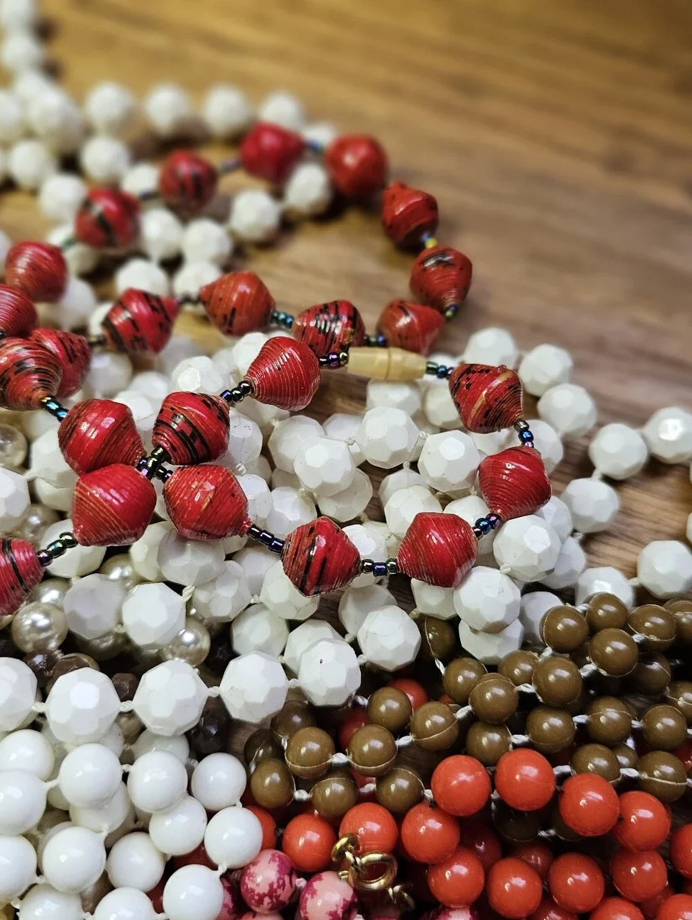 Craft Jewelry Beaded Necklaces For Upcycling Repurposing Art Projects